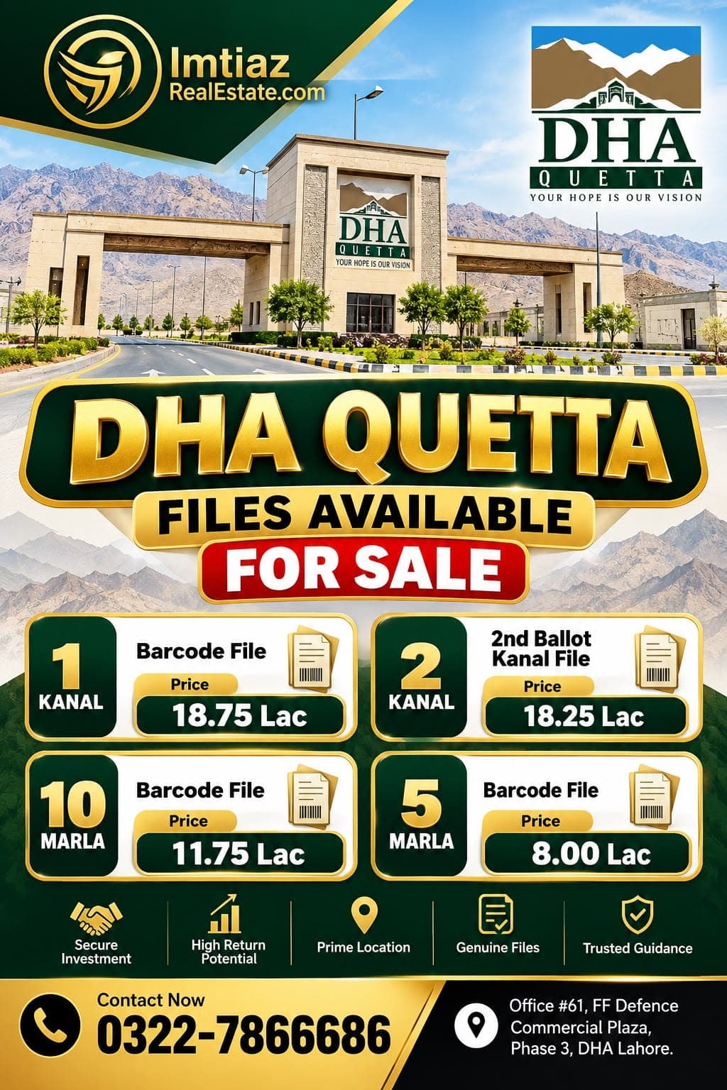 DHA Quetta flyer